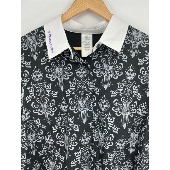 Disney Haunted Mansion Glow In The Dark Dress Plus Size 1X Black - Picture 2 of 9